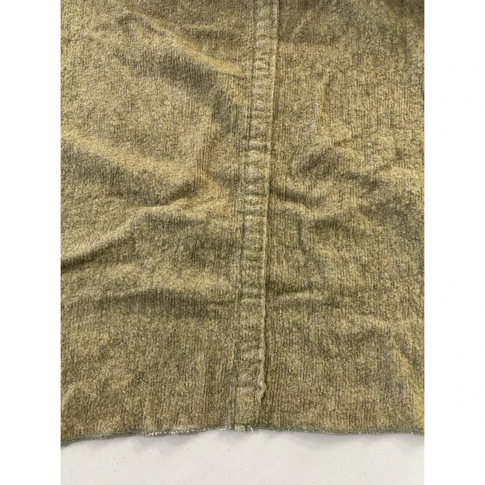 US Army Wool Blanket Military Vintage 60x72 Olive Drab Heavy Surplus Piecemeal
